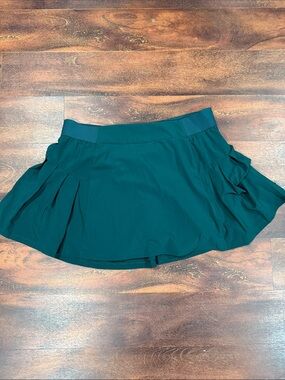 Puma Emerald Green Pleated Skater Skirt